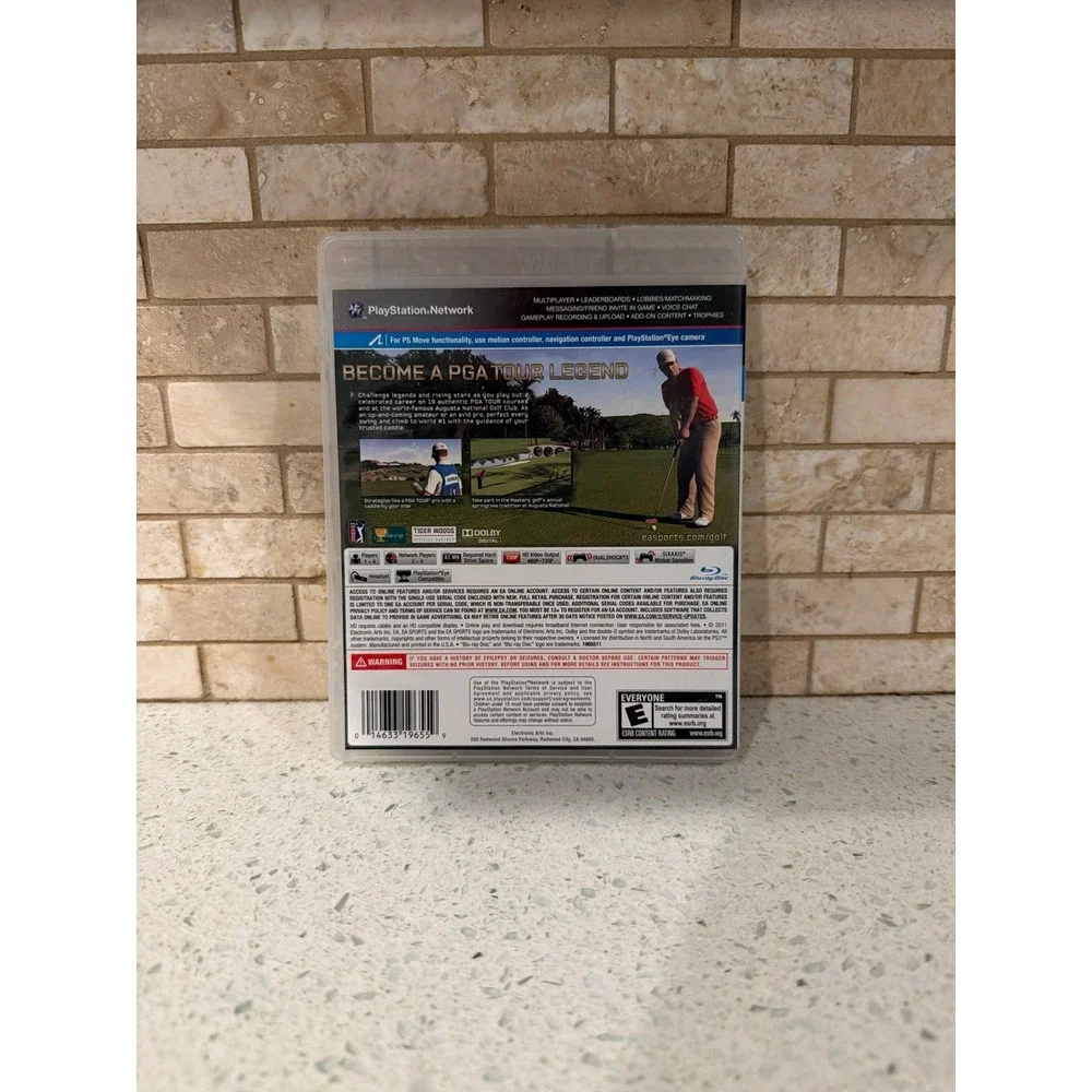 Tiger Woods PGA Tour 12 The‎ Masters PS3 Tested Working